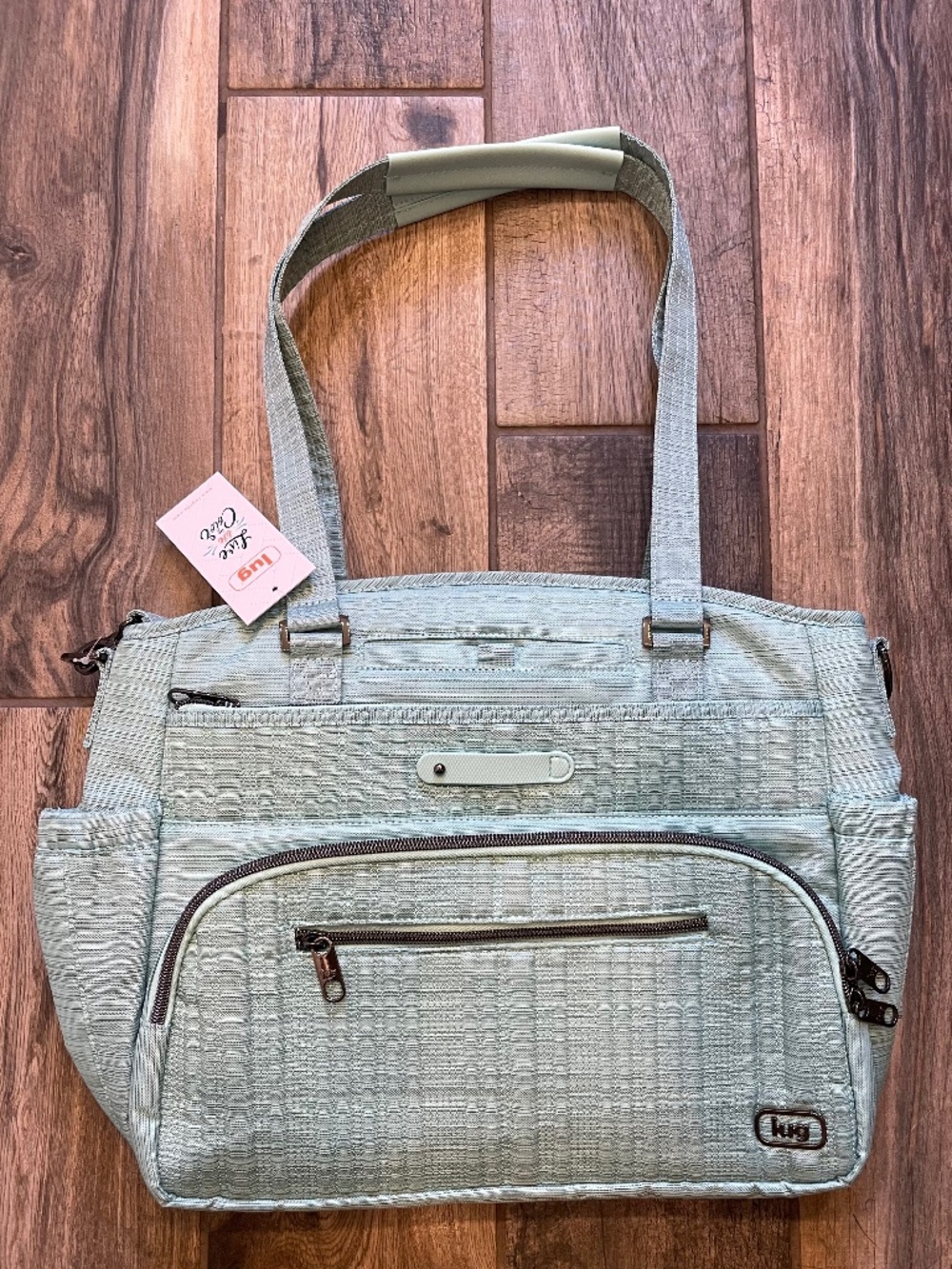 Lug Windjammer Convertible Tote Brushed Aquamarine